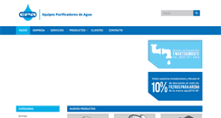Desktop Screenshot of equipospurificadores.com
